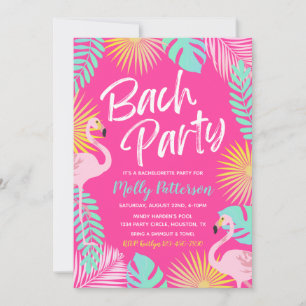 Uitnodiging Bachelorette   Bachelorette Pool