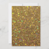 Uitnodiging Bachelorette | Glitter (Achterkant)