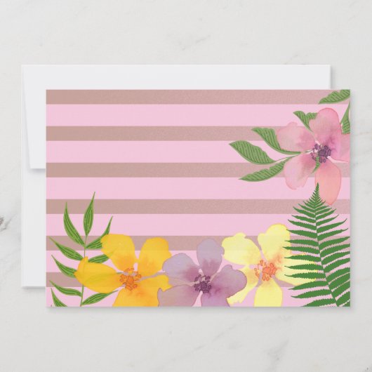 Uitnodiging Bachelorette-partij (Achterkant)