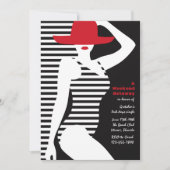 Uitnodiging badschone vrouw (Voorkant)