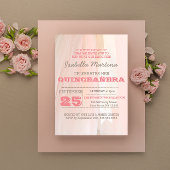 Uitnodiging Ballet Tutu Quinceañera