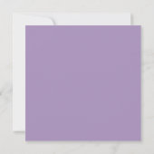 Uitnodiging Bat Mitzvah Moderne Monogram (Achterkant)