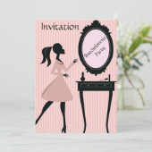 Uitnodiging Batchelorette-partij (Staand voorkant)