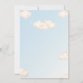 Uitnodiging Bautizo Jongen Engel Katholiek Doop (Achterkant)