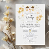 Uitnodiging Bautizo niños Doop Schattigee tweeling