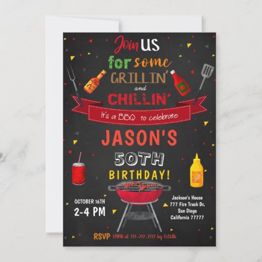 Uitnodiging BBQ (Voorkant)