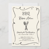 Uitnodiging BBQ afwezig (Voorkant)