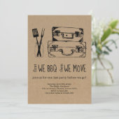 Uitnodiging BBQ afwezig (Staand voorkant)