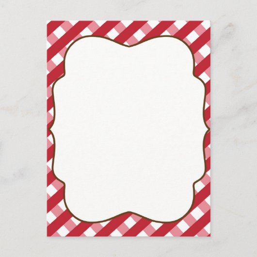 Uitnodiging BBQ Briefkaart (Voorkant)