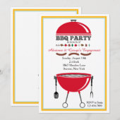 Uitnodiging BBQ Grill (Voorkant / Achterkant)