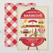 Uitnodiging BBQ-partij (Voorkant / Achterkant)