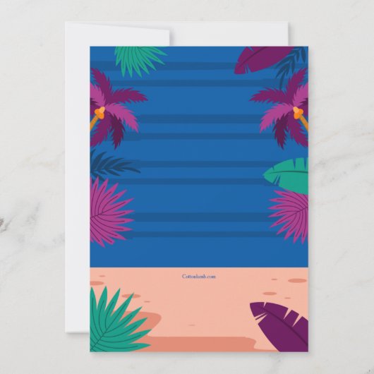 Uitnodiging BBQ-partij (Achterkant)