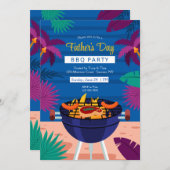 Uitnodiging BBQ-partij (Voorkant / Achterkant)