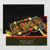 Uitnodiging BBQ-partij (Voorkant / Achterkant)