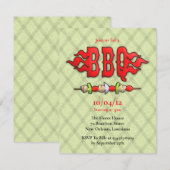 Uitnodiging BBQ-partij (Voorkant / Achterkant)