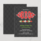 Uitnodiging BBQ-partij (Voorkant / Achterkant)