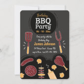 Uitnodiging BBQ-partij (Voorkant)