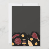 Uitnodiging BBQ-partij (Achterkant)