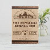 Uitnodiging Bedrijfsbarbecue, Zomerpicknick, Potlu (Staand voorkant)