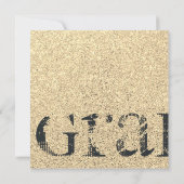 Uitnodiging Belgische Denim Girl Graduation Party (Achterkant)