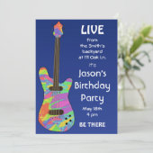 uitnodiging betreffende het Poster met terugzendi (Staand voorkant)