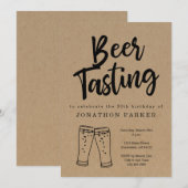 Uitnodiging Bierproeverij (Voorkant / Achterkant)