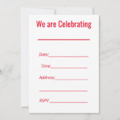 Uitnodiging bij alle gelegenheden (Achterkant)