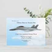 Uitnodiging bij de introductiepagina Airforce Plan (Staand voorkant)