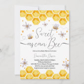 Uitnodiging bijen Baby shower (Voorkant)