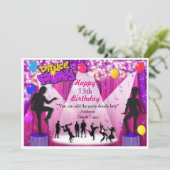 Uitnodiging bijzondere danspartner (Staand voorkant)