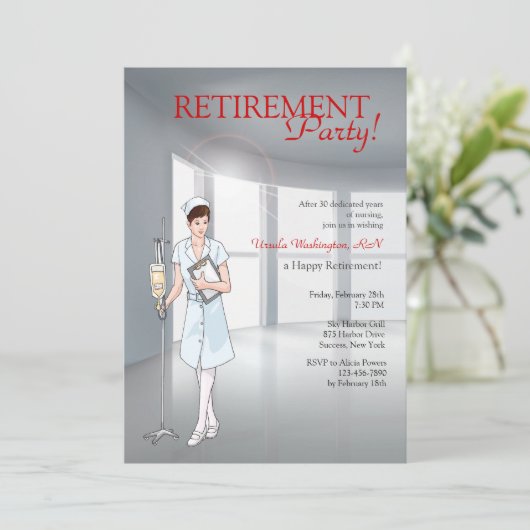 Uitnodiging bijzondere uittredingspartij (Staand voorkant)