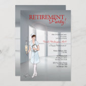 Uitnodiging bijzondere uittredingspartij (Voorkant / Achterkant)