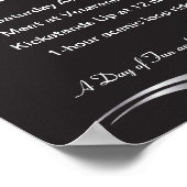 Uitnodiging Biker Memorial Ride Poster (Hoek)