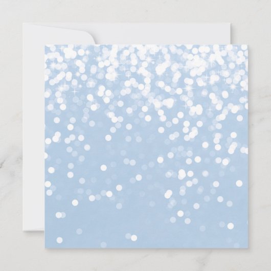 Uitnodiging - Blauw mousserend Vrijgezellenfeest (Achterkant)