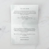 Uitnodiging "Blauwe bloemen" (Binnen)