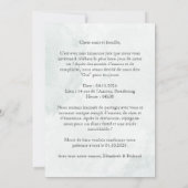 Uitnodiging "Blauwe bloemen" (Achterkant)