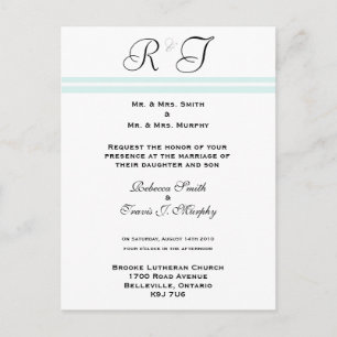 Uitnodiging - blauwe lijn