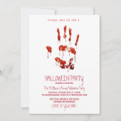 Uitnodiging bloedpartij (Voorkant)