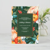 Uitnodiging Bloemen en Fruit (Staand voorkant)