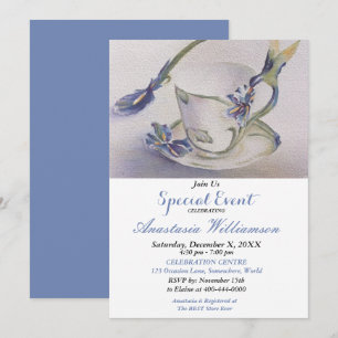 UITNODIGING BLOEMEN- EN VOGELPARTY EVENEMENT