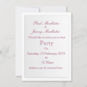 Uitnodiging Bloemendesign voor Baby Shower (Voorkant)