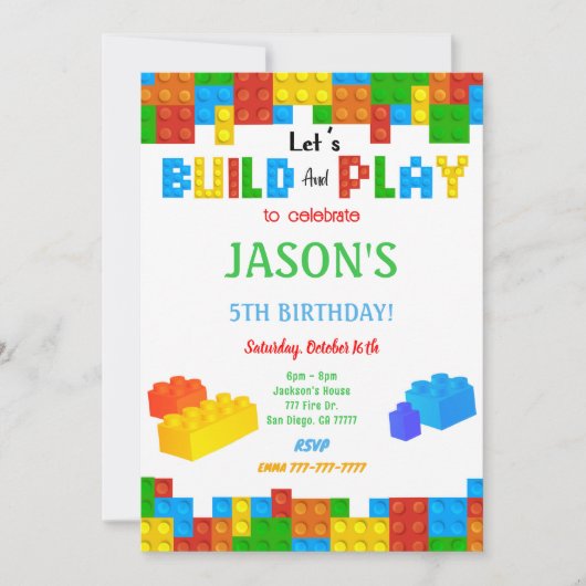 uitnodiging blokkeren (Voorkant)