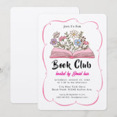 Uitnodiging Boekclub (Voorkant / Achterkant)