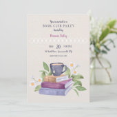 Uitnodiging Boekclub (Staand voorkant)