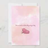 Uitnodiging boerderij meisje ONE (Achterkant)