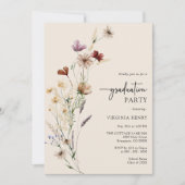 Uitnodiging Boho Graduation Party (Voorkant)