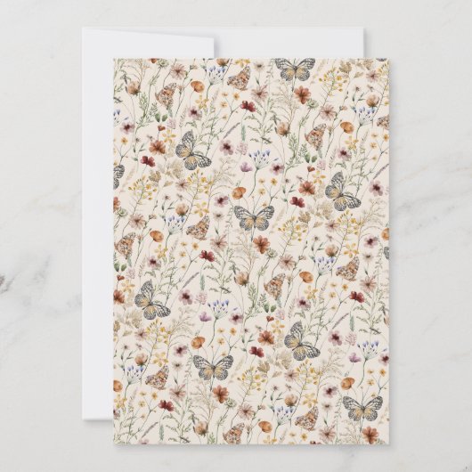 Uitnodiging Boho Graduation Party (Achterkant)