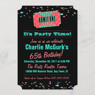 Uitnodiging Boomers Club Birthday
