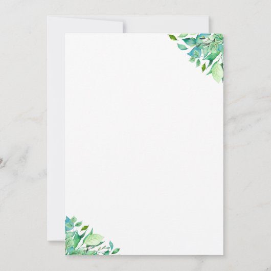 Uitnodiging Botanische GraduPartij (Achterkant)