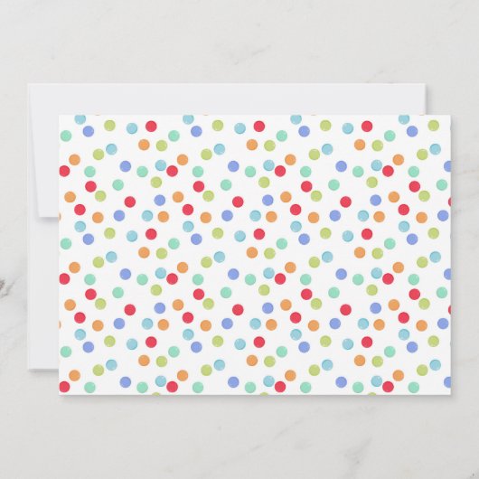 Uitnodiging Bouncy Castle Party (Achterkant)